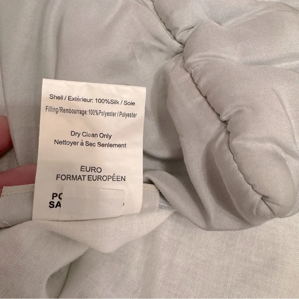 Pottery Barn | 100% Silk | Euro Size | 2/ Pillow Covers